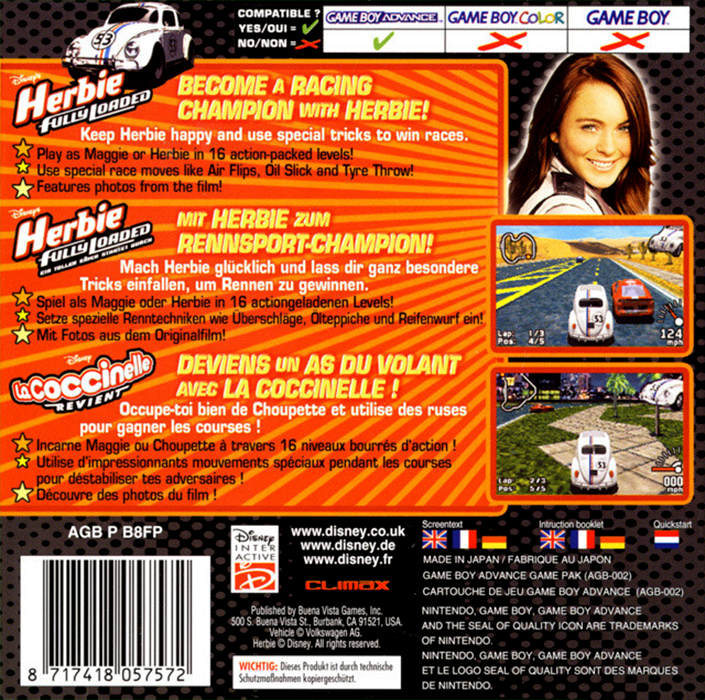Herbie : Fully Loaded - Dos