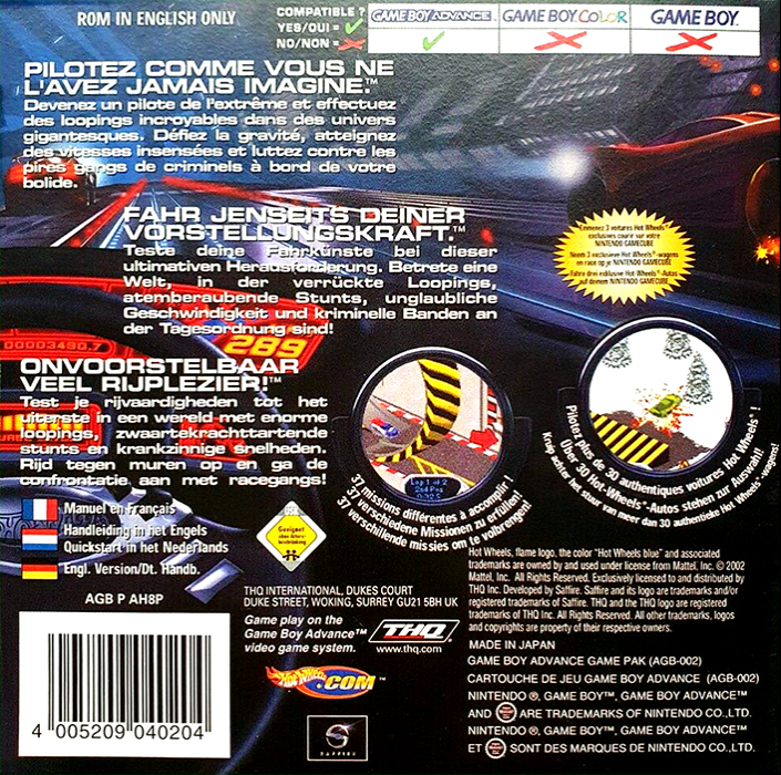 Hot Wheels : Velocity X - Dos