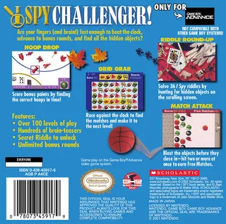 I Spy Challenger! dos