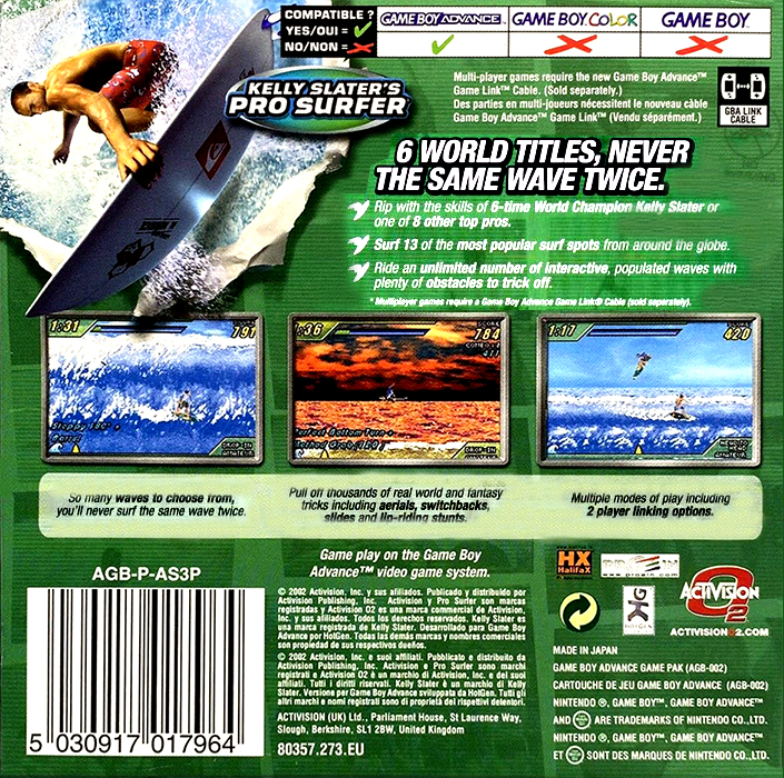 Kelly Slater's Pro Surfer - Dos