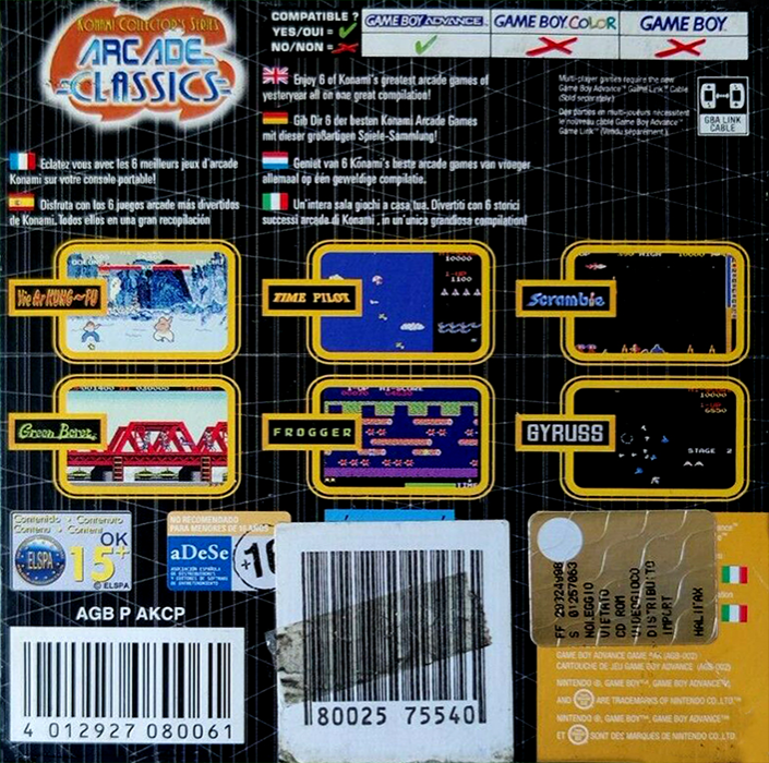 Konami Collector's Series : Arcade Advanced - Dos