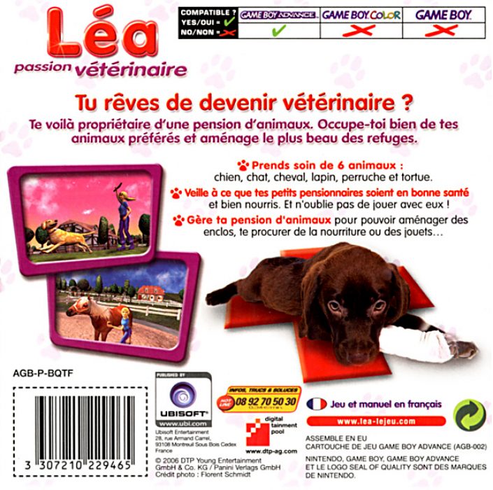 Léa : Passion Vétérinaire dos