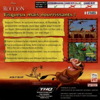 Le Roi Lion dos
