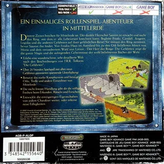 Le Seigneur des anneaux : La Communauté de l'anneau dos