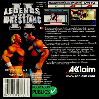 Legends of Wrestling II dos