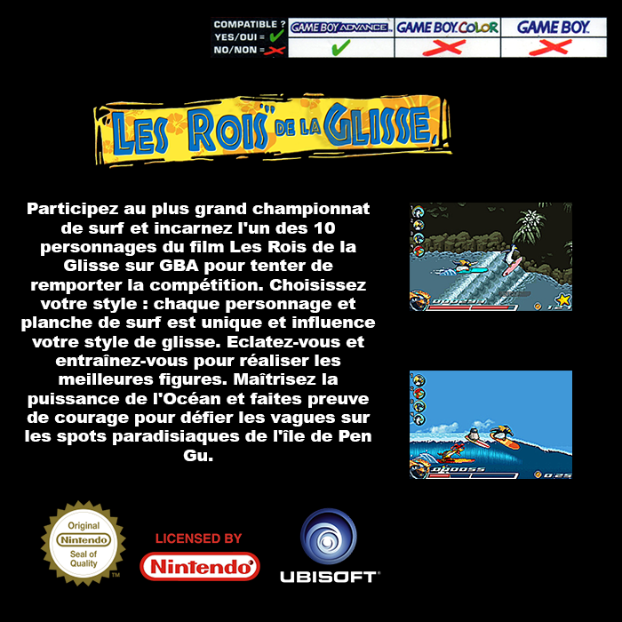 Les Rois de la Glisse - Dos