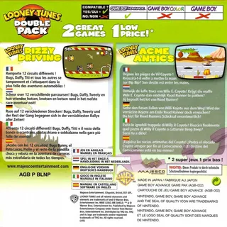 Looney Tunes: Double Pack - Dizzy Driving / Acme Antics dos