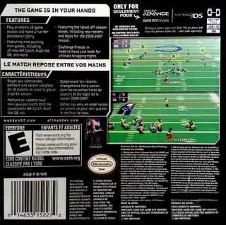 Madden NFL 07 dos