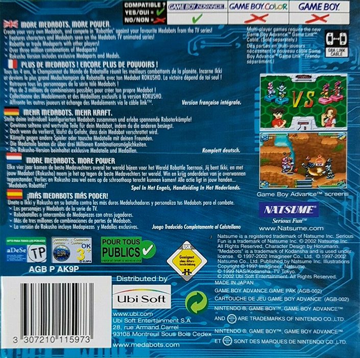Medabots AX : Rokusho Ver. dos