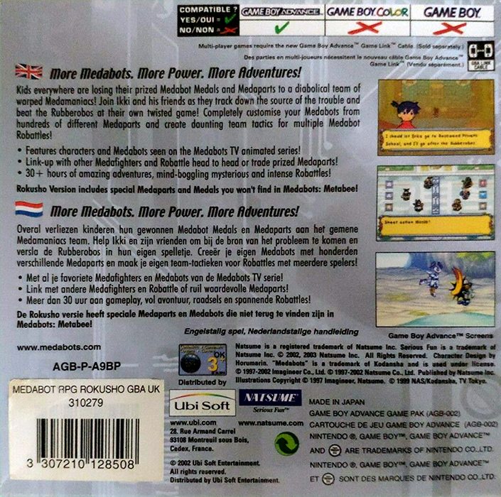 Medabots : Rokusho dos
