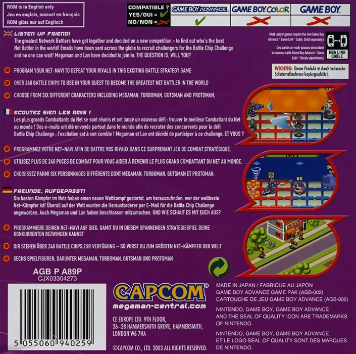 Mega Man Battle Chip Challenge - Dos