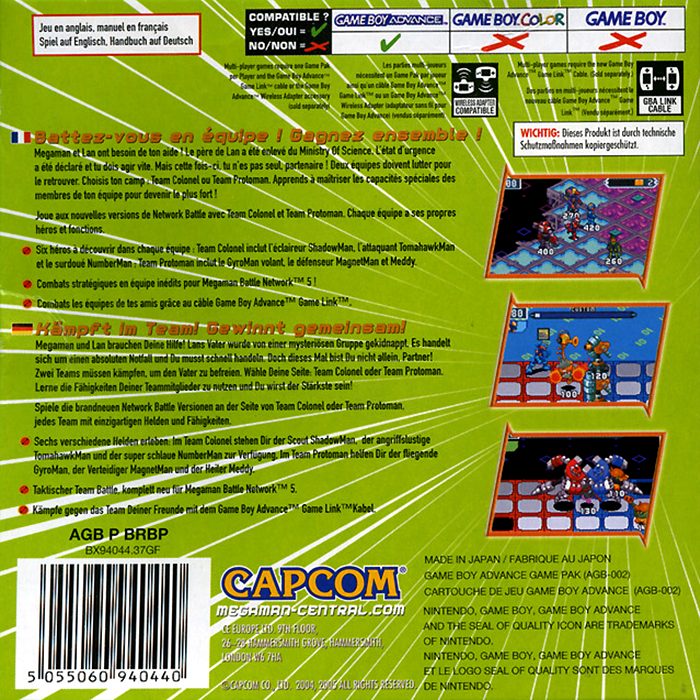 Mega Man Battle Network 5 : Team ProtoMan dos