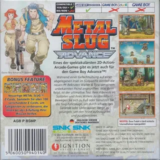 Metal Slug Advance dos