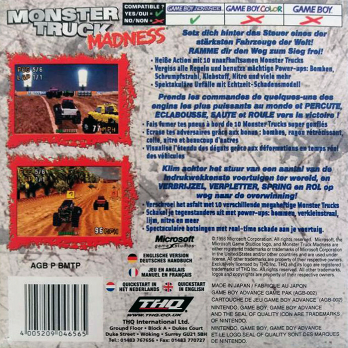Monster Truck Madness - Dos
