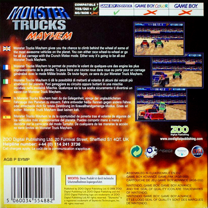 Monster Trucks Mayhem - Dos