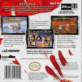 Mortal Kombat : Tournament Edition dos