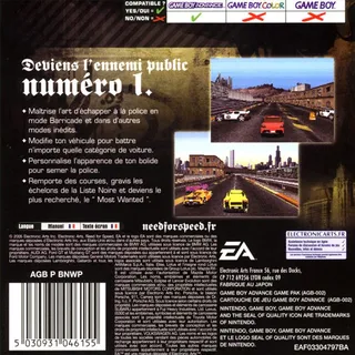 Need for Speed : Most Wanted dos