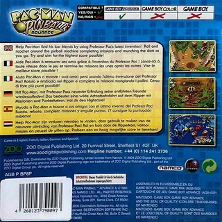 Pac-Man Pinball Advance dos