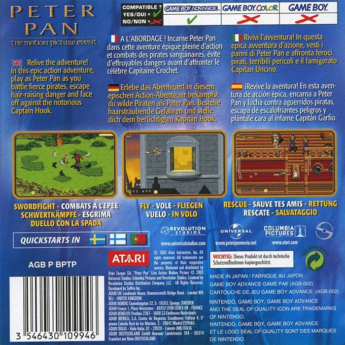 Peter Pan : The Motion Picture Event - Dos