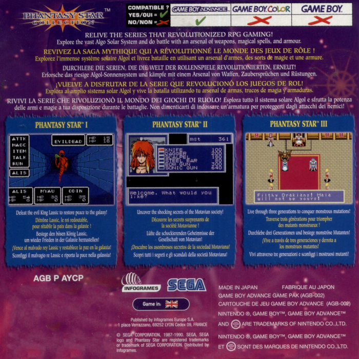 Phantasy Star Collection - Dos