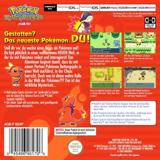 Pokémon Donjon Mystère : Equipe de Secours Rouge dos