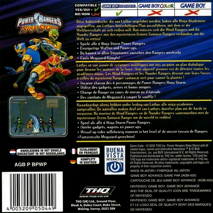 Power Rangers : Ninja Storm - Dos