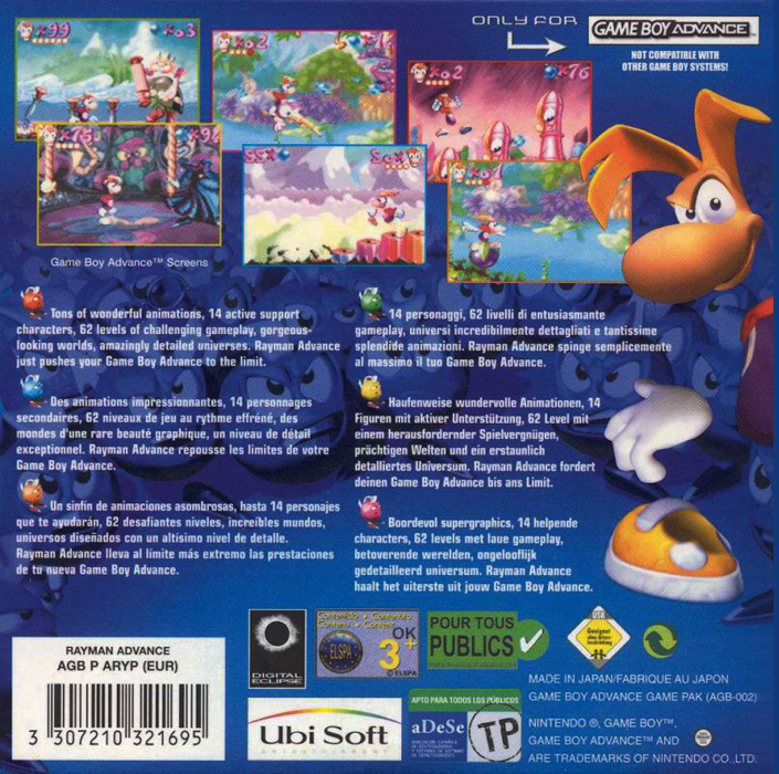 Rayman Advance - Dos