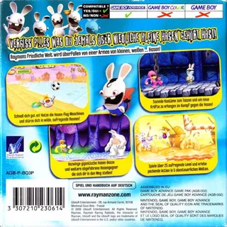 Rayman contre les Lapins Crétins dos