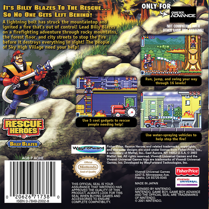Rescue Heroes: Billy Blazes! - Dos
