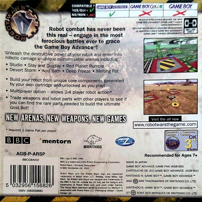 Robot Wars - Extreme Destruction - Dos