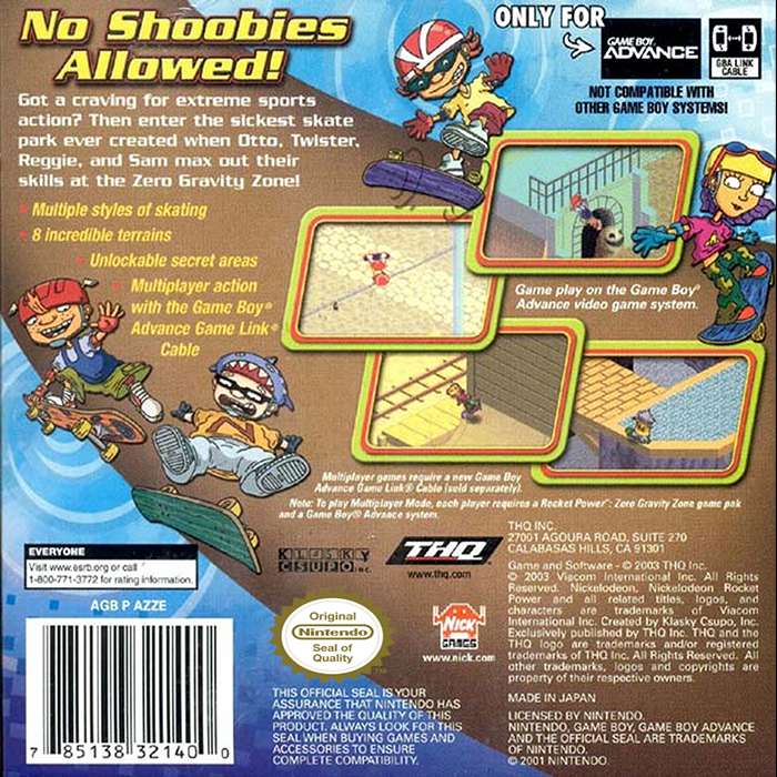 Rocket Power : Zero Gravity Zone - Dos