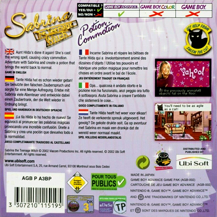Sabrina : The Teenage Witch, Potion Commotion - Dos