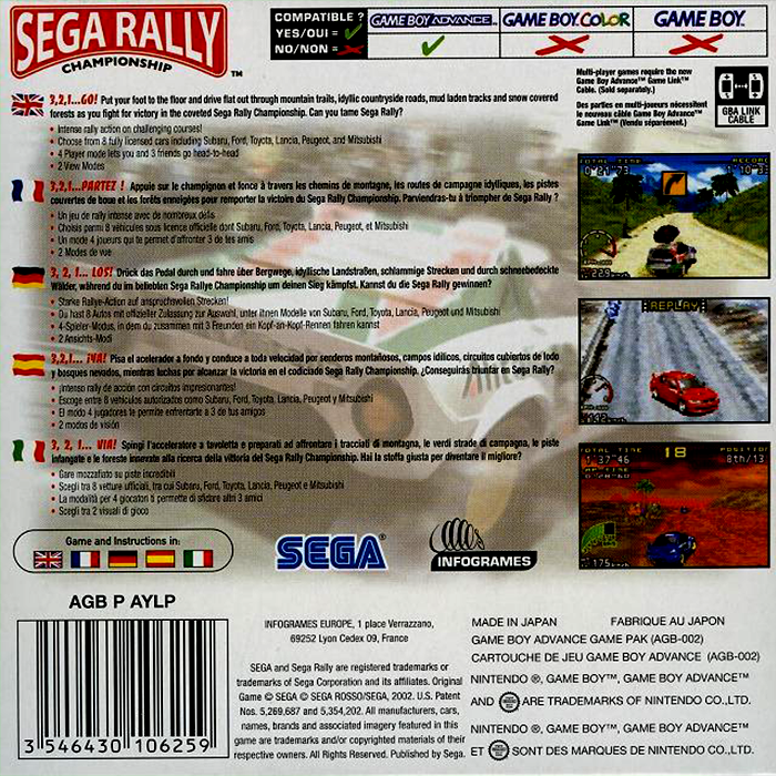 Sega Rally Championship - Dos