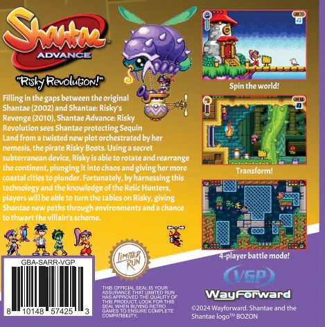 Shantae Advance : Risky Revolution dos