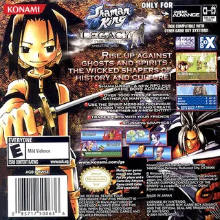 Shonen Jump's - Shaman King - Legacy of the Spirits dos