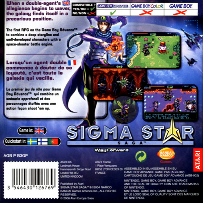 Sigma Star Saga - Dos
