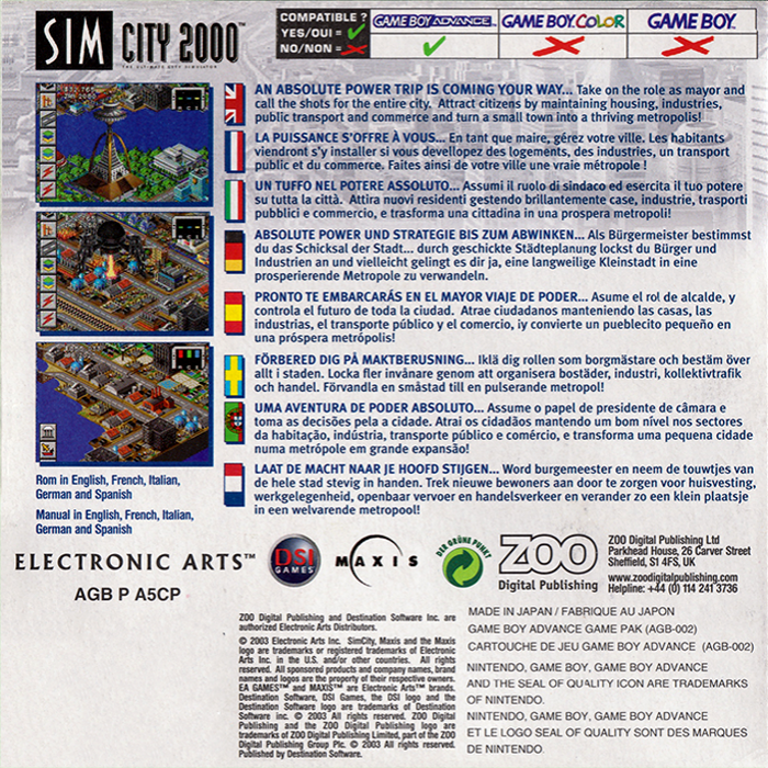 SimCity 2000 - Dos