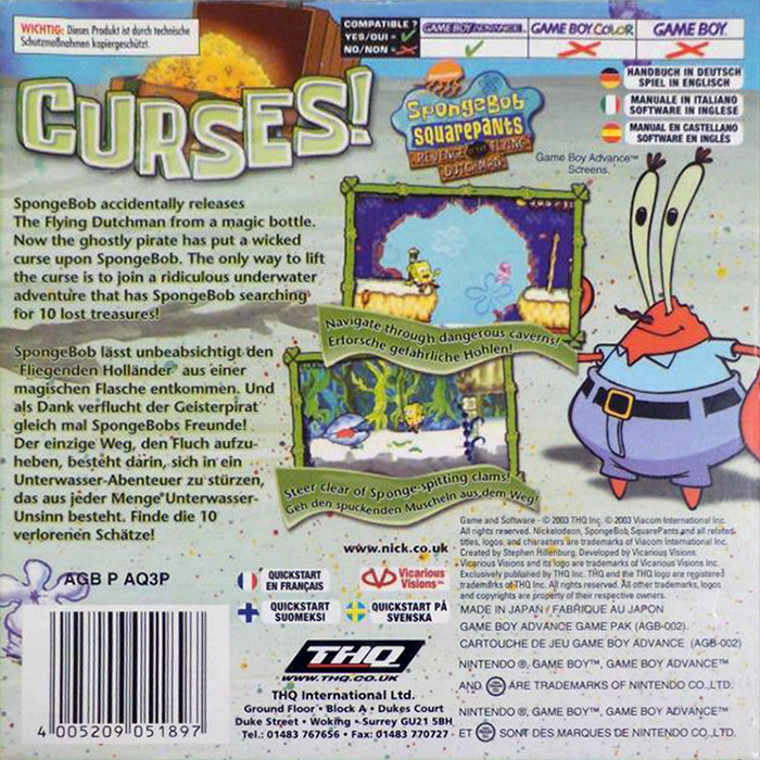 SpongeBob SquarePants : Revenge of the Flying Dutchman - Dos