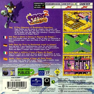 Spyro 2 : Season of Flame dos