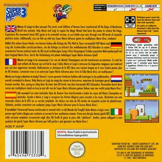 Super Mario Advance 4 : Super Mario Bros. 3 dos