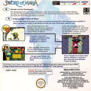 Sword of Mana dos