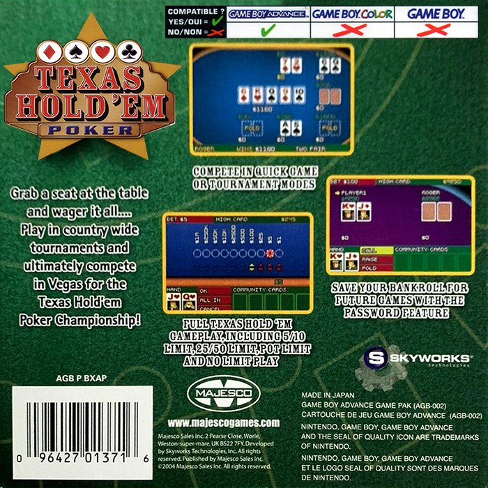 Texas Hold 'em Poker - Dos