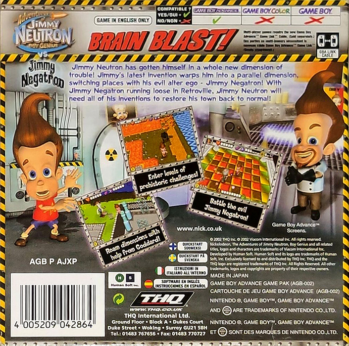 The Adventures Of Jimmy Neutron - Boy Genius Vs. Jimmy Negatron - Dos