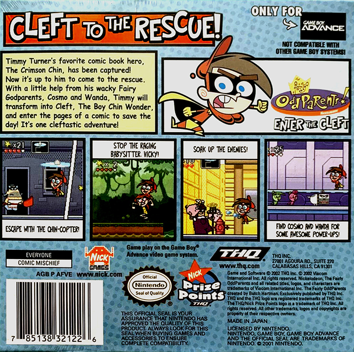 The Fairly OddParents! : Enter the Cleft - Dos