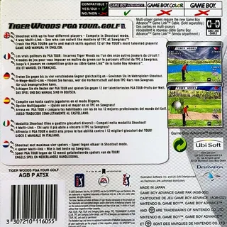 Tiger Woods PGA Tour Golf dos