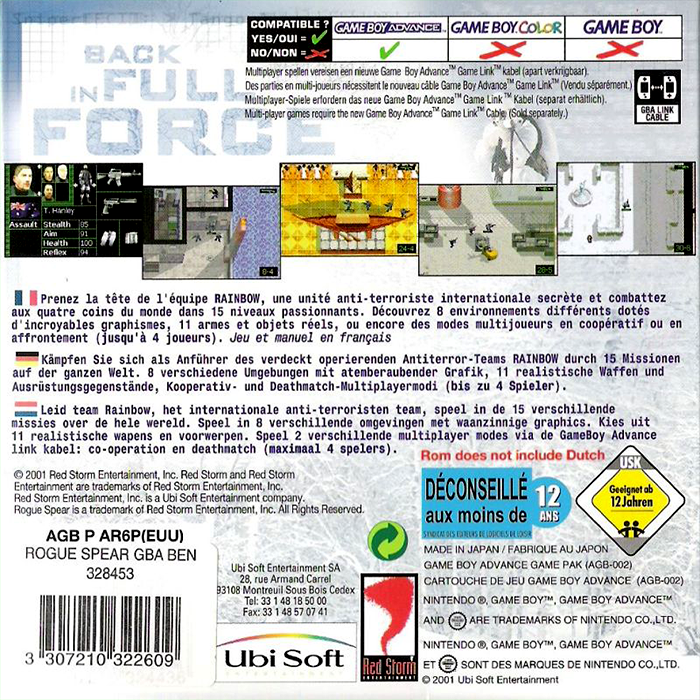 Tom Clancy's Rainbow Six : Rogue Spear - Dos