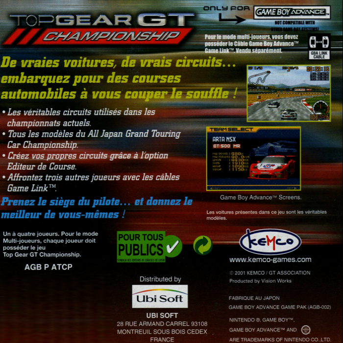 Top Gear GT Championship - Dos