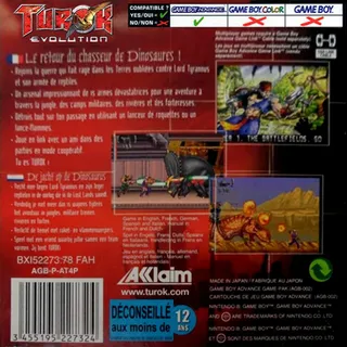 Turok : Evolution dos