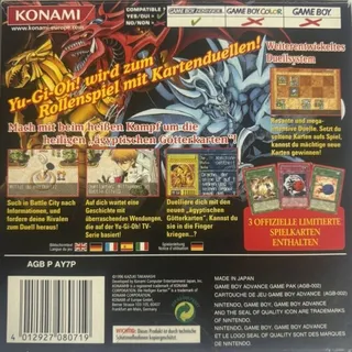 Yu-Gi-Oh! Les Cartes Sacrées dos
