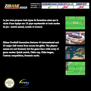 Zidane - Football Generation 2002 dos